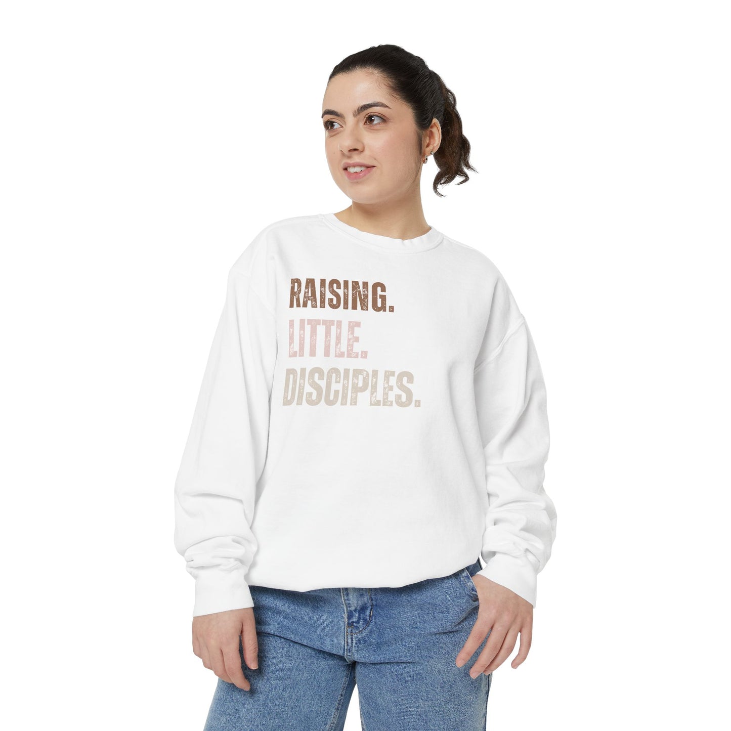 Religious Sweatshirt - Raising Little Disciples