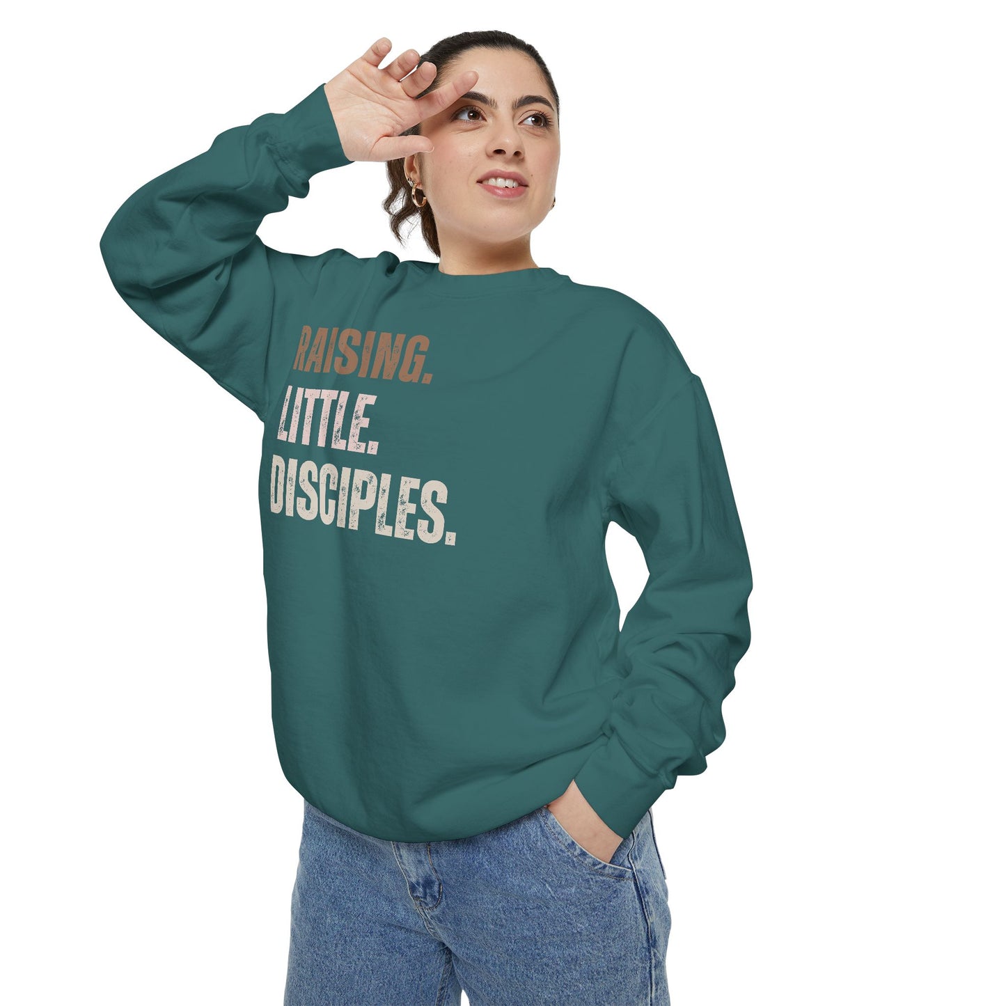 Religious Sweatshirt - Raising Little Disciples