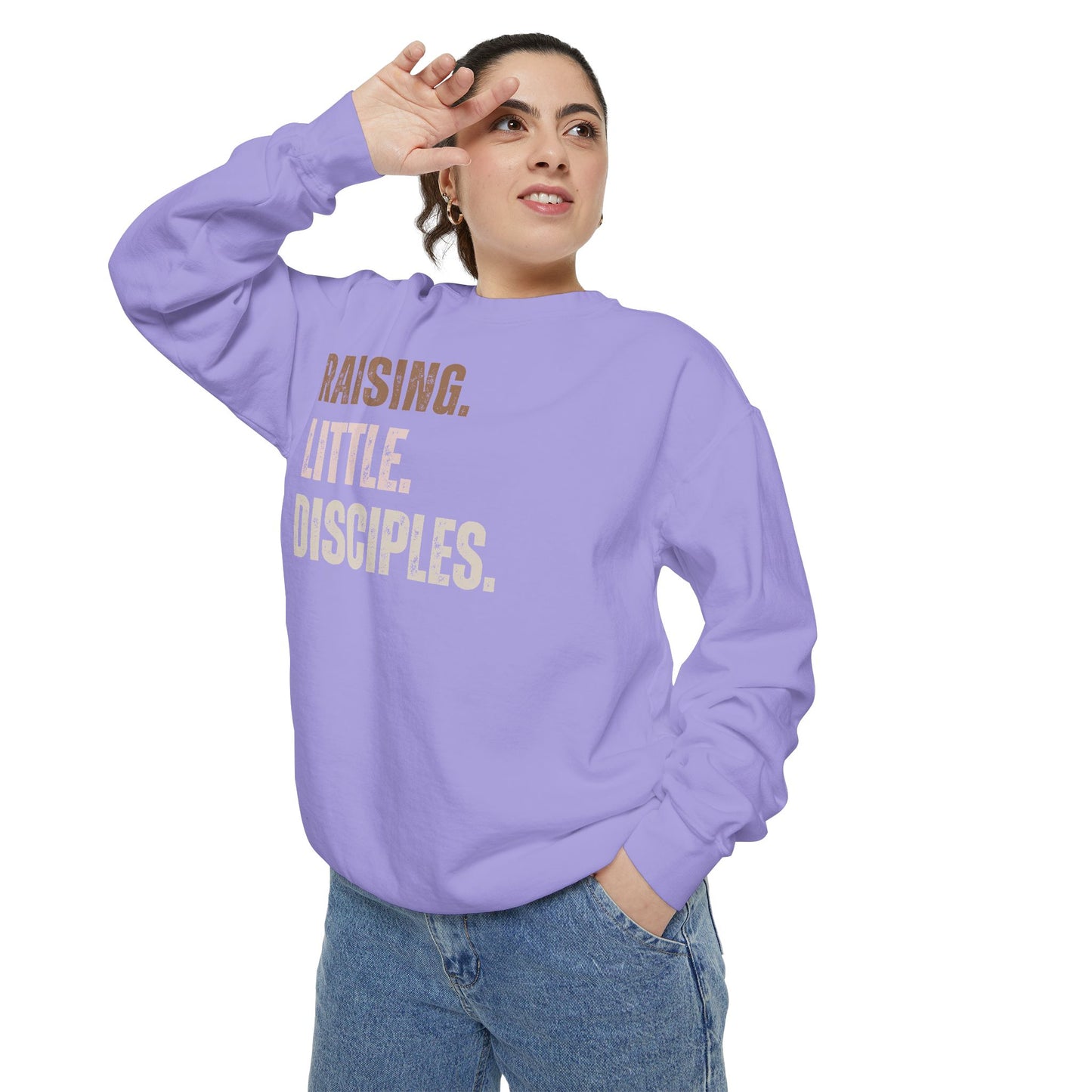 Religious Sweatshirt - Raising Little Disciples