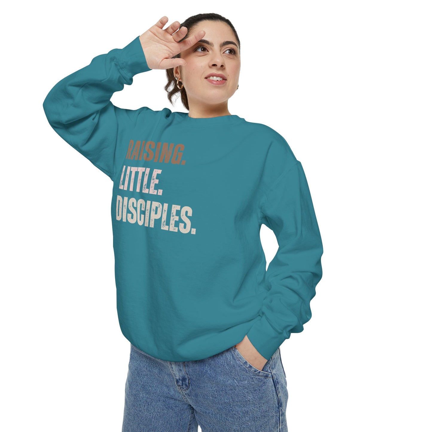 Religious Sweatshirt - Raising Little Disciples