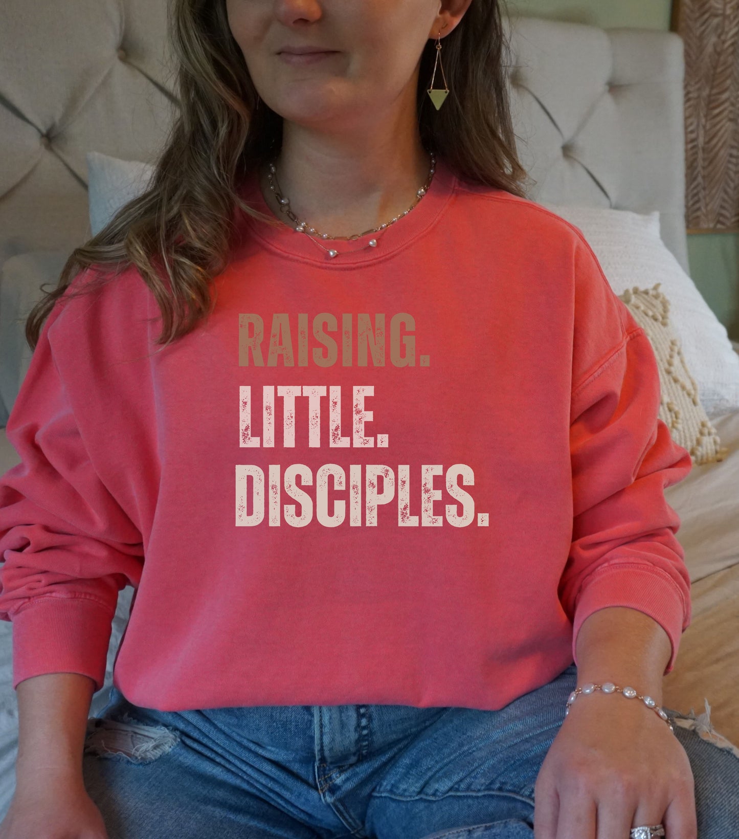 Religious Sweatshirt - Raising Little Disciples