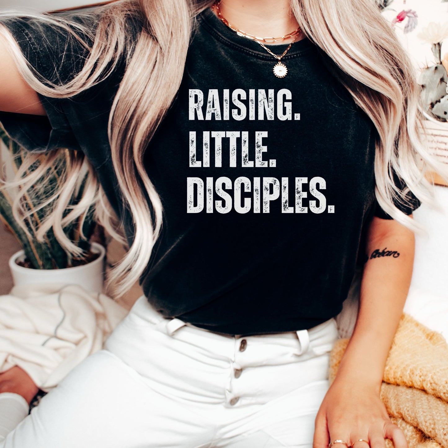 Unisex Tee - Raising Little Disciples Faith-Based T-shirt